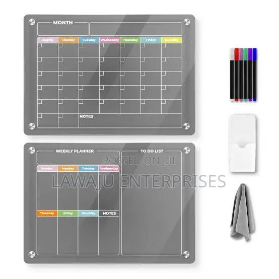 Magnetic Fridge Calendar