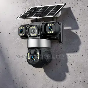 Infrared Vision Durable Build 4g PTZ Three Lens Solar Camera