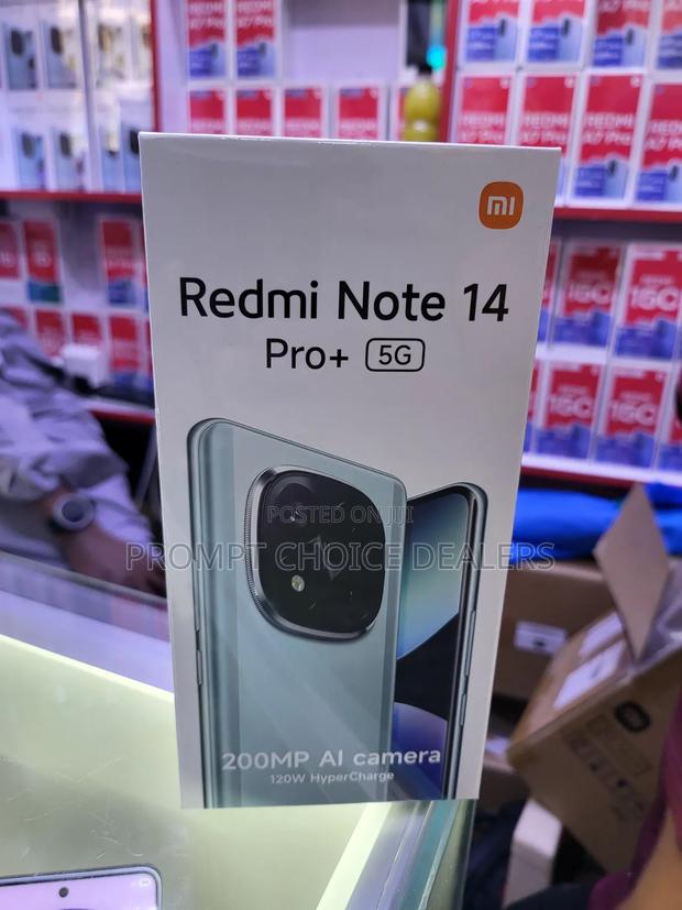 New Xiaomi Redmi Note 14 Pro+ 5G 256 GB Black