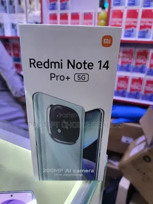 New Xiaomi Redmi Note 14 Pro+ 5G 256 GB Black