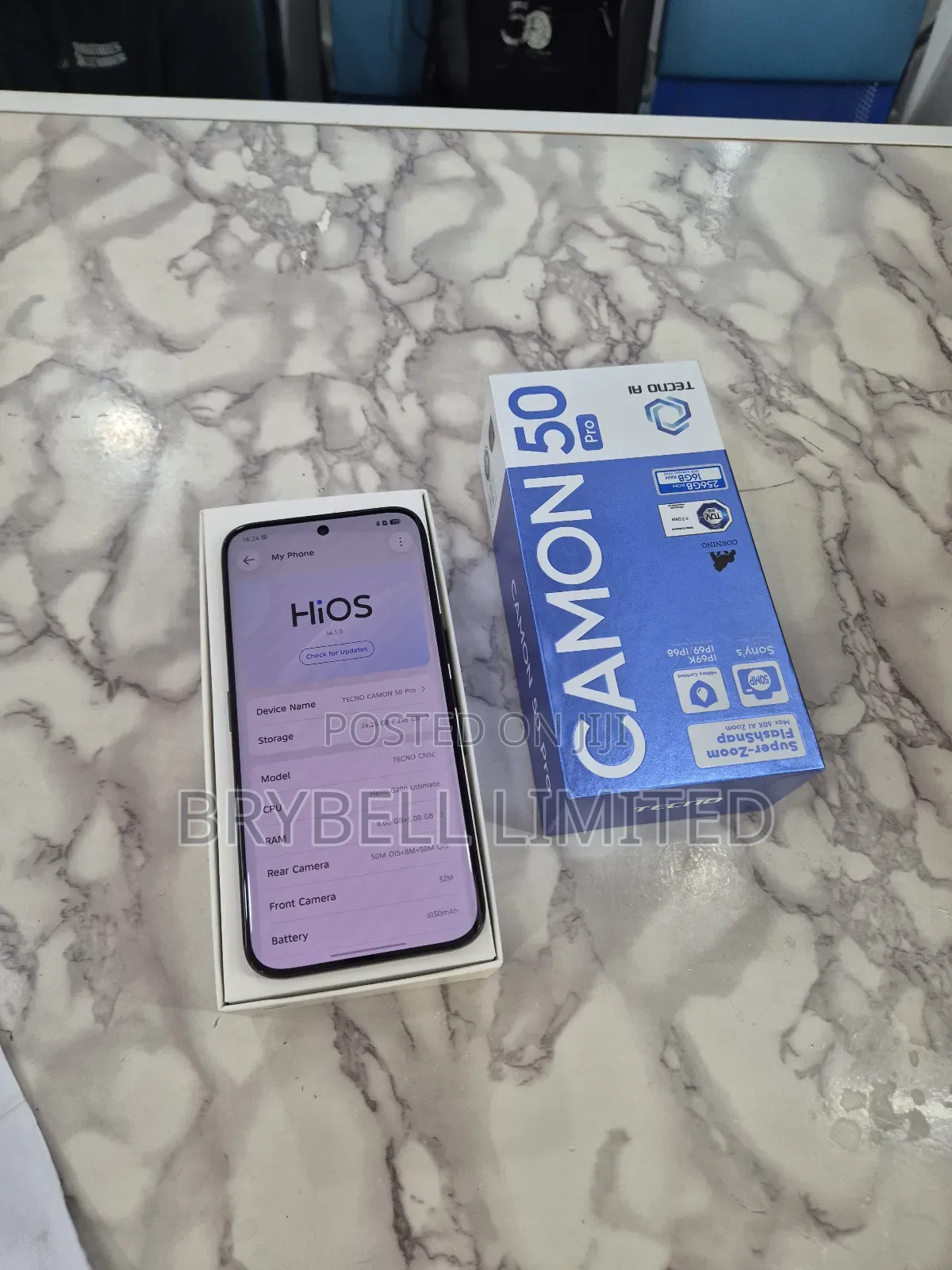 Tecno Camon 50 Pro 256 GB Black