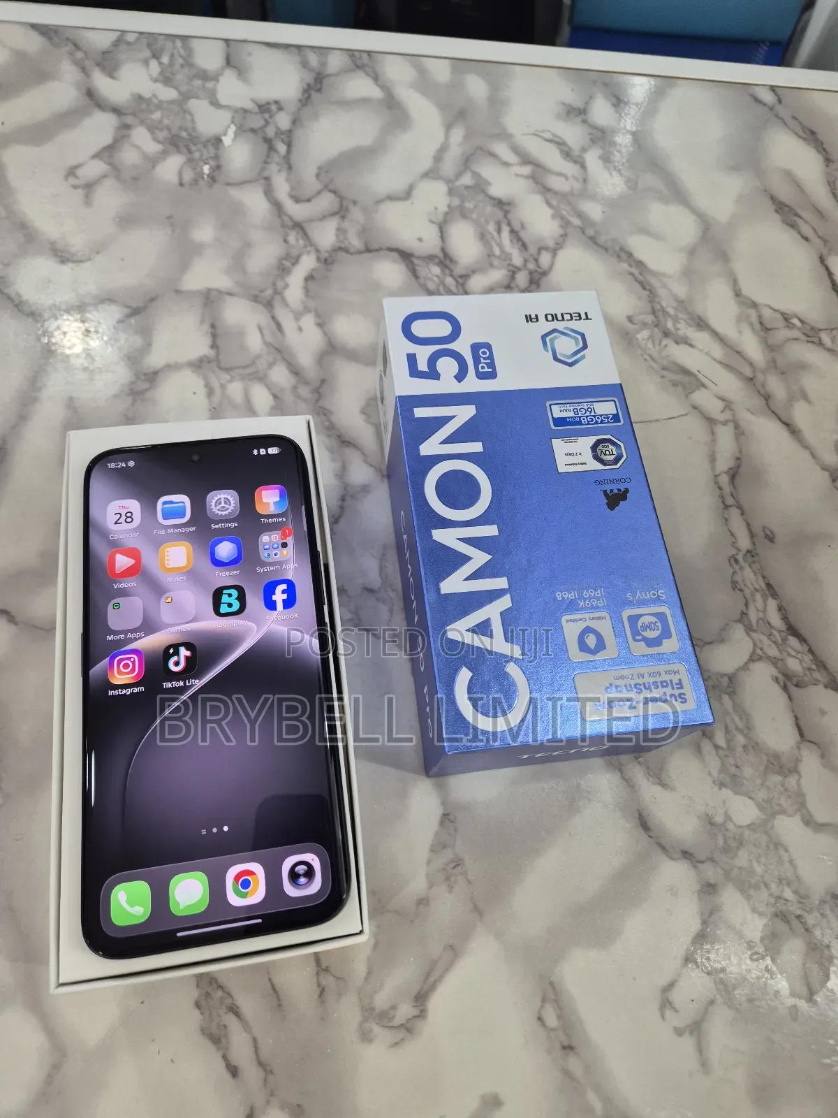 Tecno Camon 50 Pro 256 GB Black