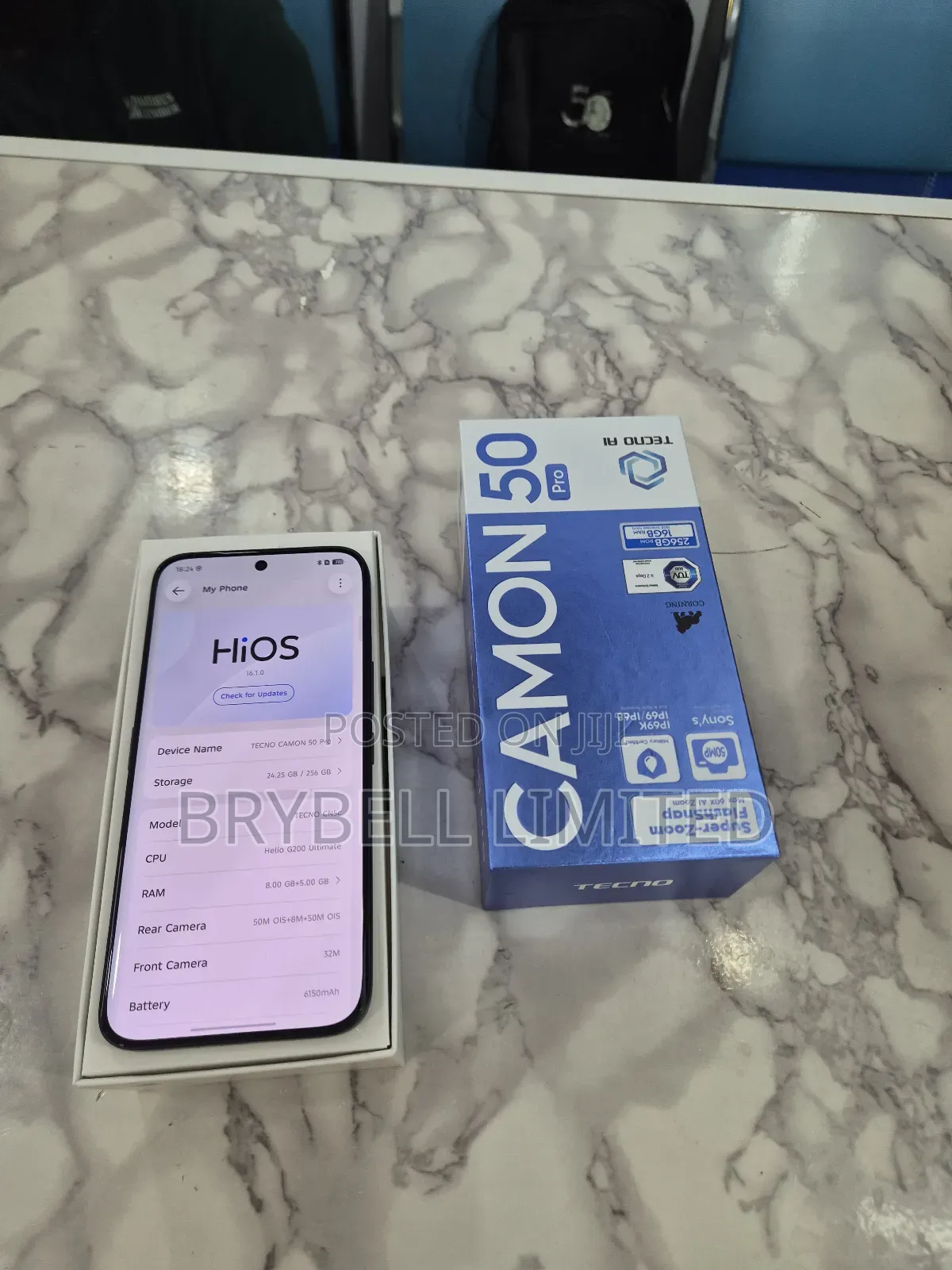 Tecno Camon 50 Pro 256 GB Black