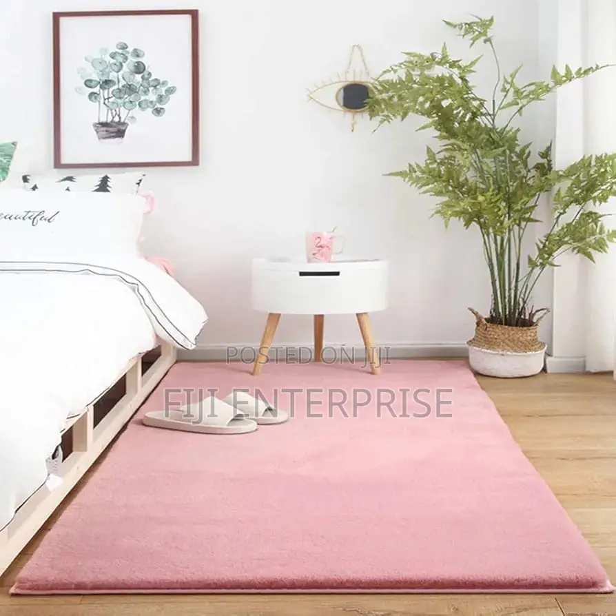 Modern Luxury Nordic Rabbit Fur Carpet – 6×7 Ft | Ultra-Soft |