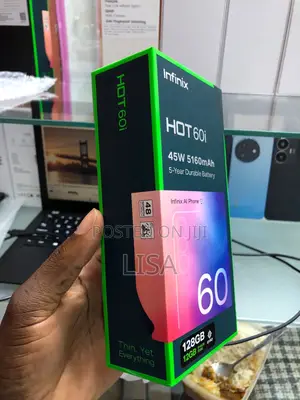 New Infinix Hot 60i 128 GB Blue
