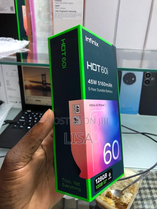New Infinix Hot 60i 128 GB Blue