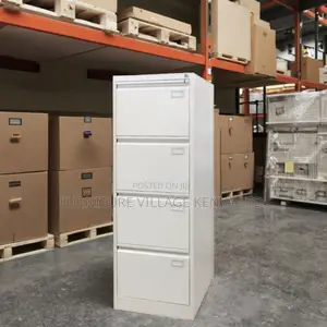 4 Drawer Metal Filing Cabinet.