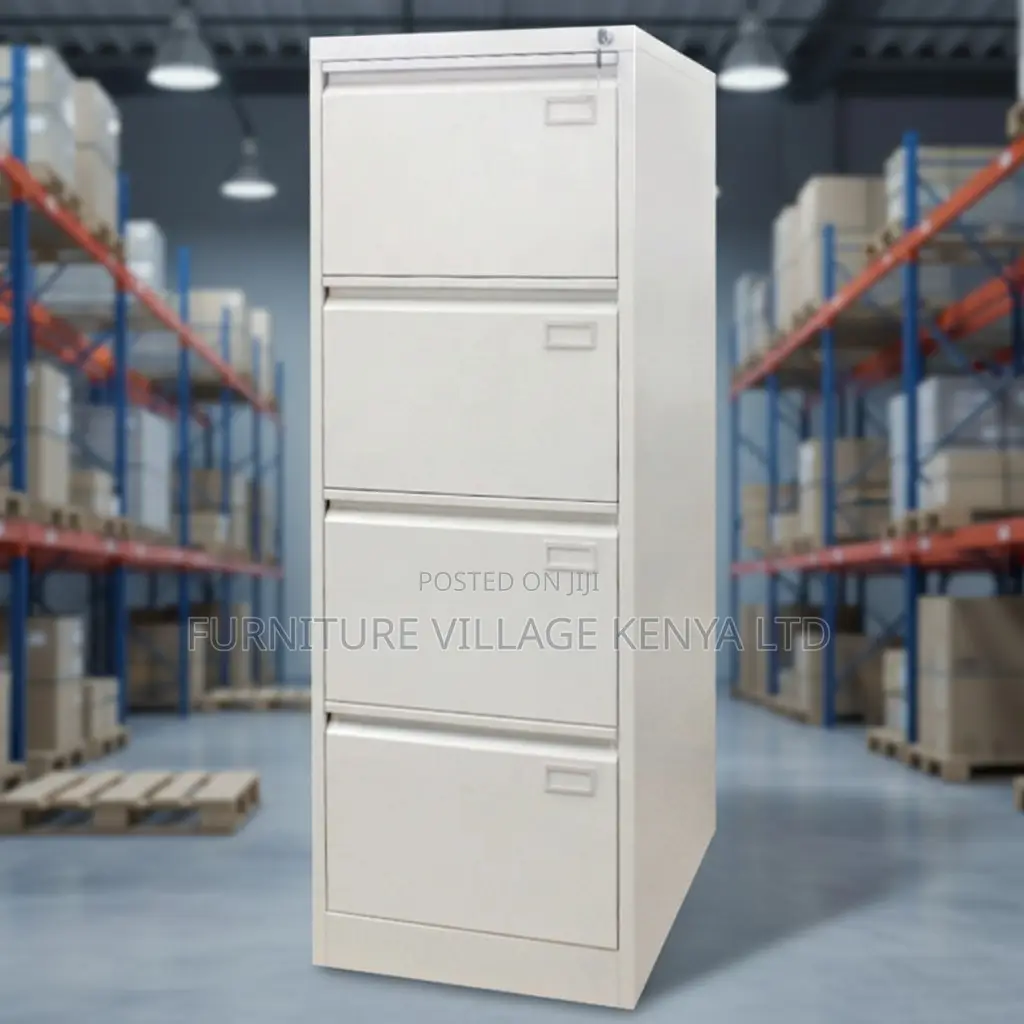4 Drawer Metal Filing Cabinet.
