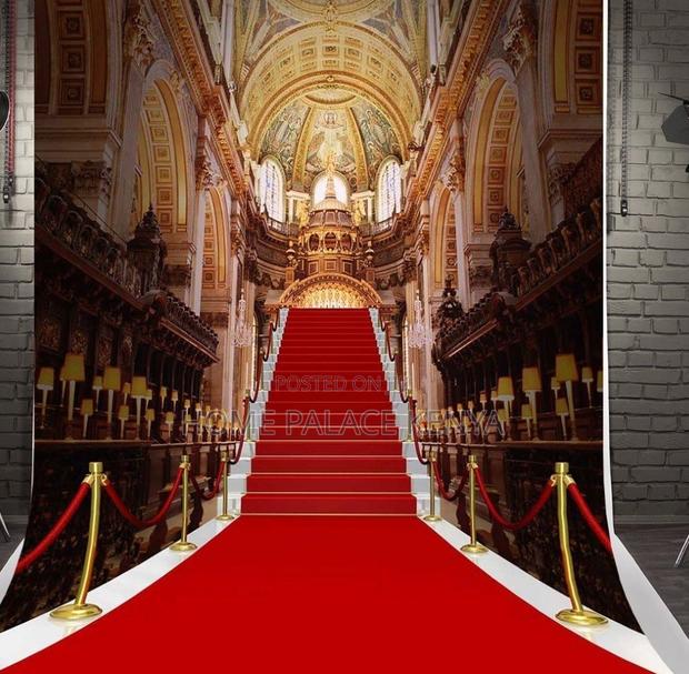 Red Carpet: Modern Red Event Aisle Runner Rug - thumbnail 5