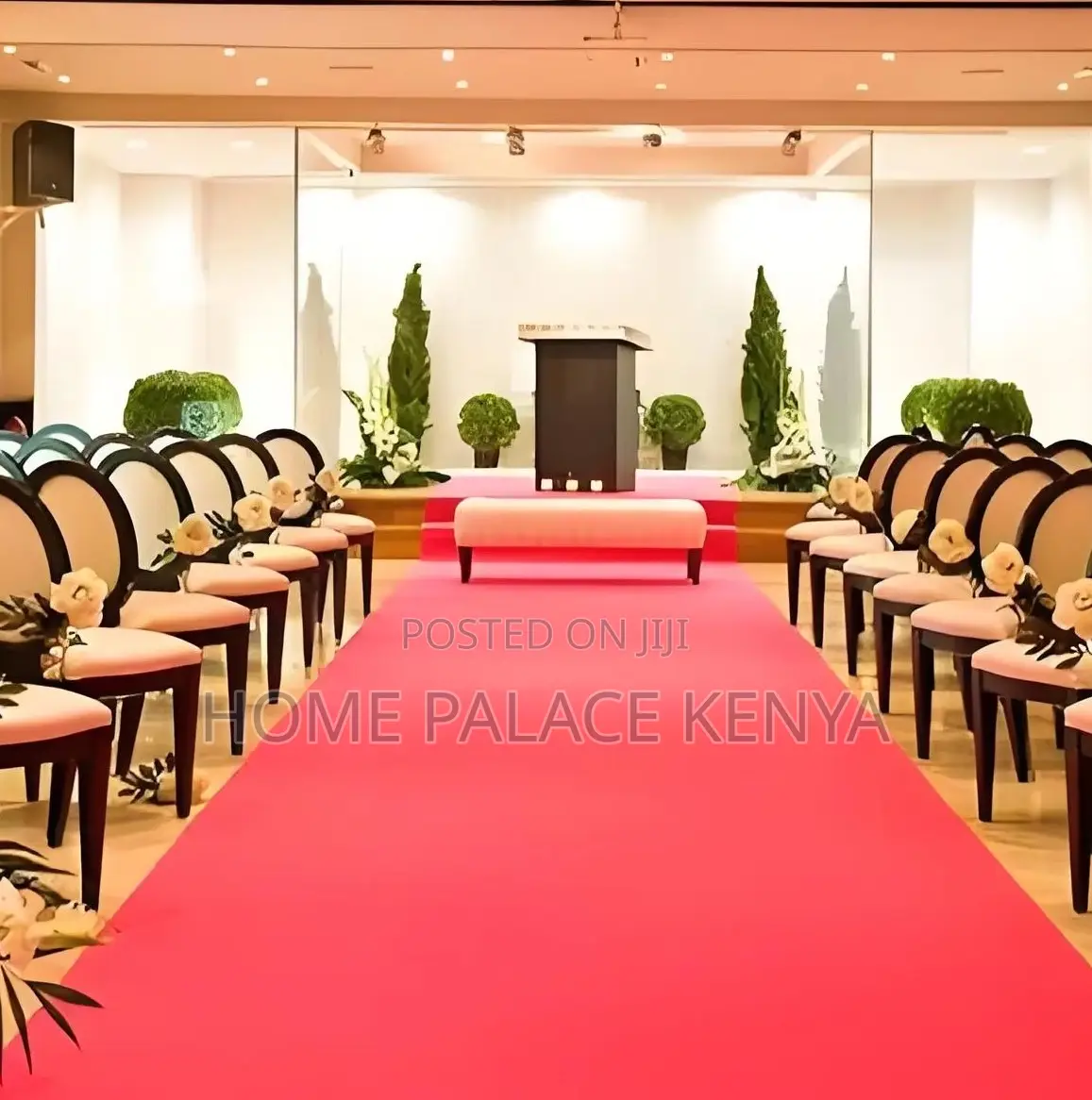 Red Carpet: Modern Red Event Aisle Runner Rug