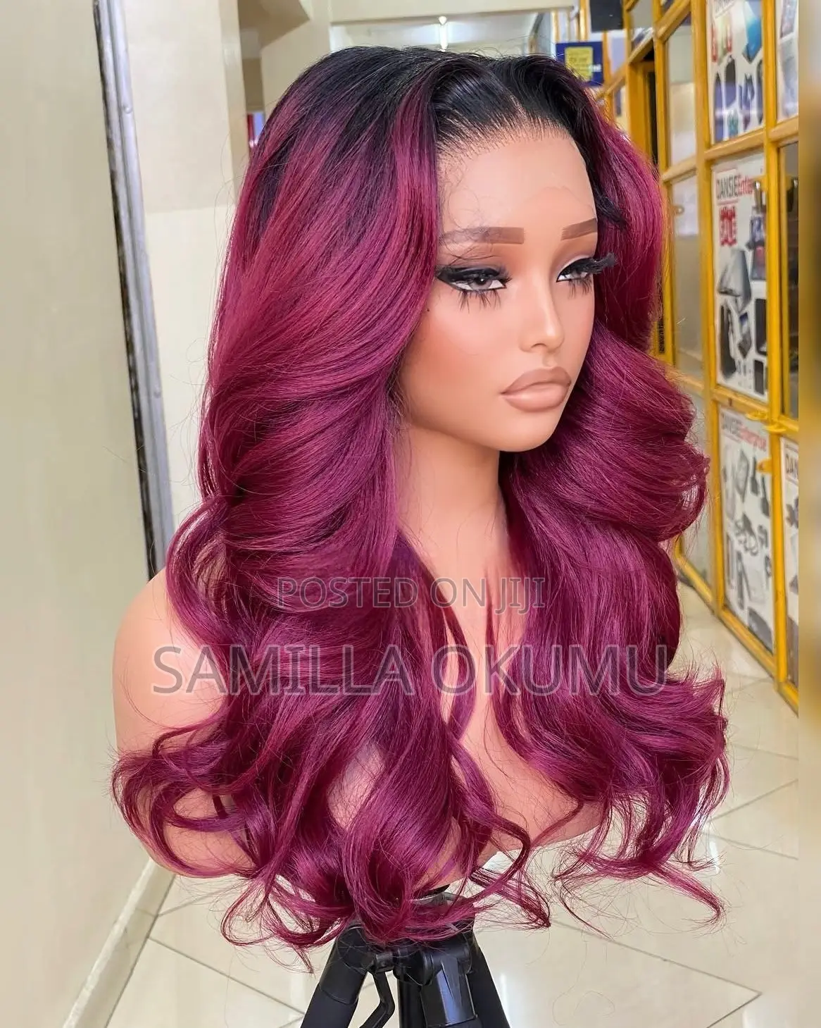 Frontal Semi Human Wig
