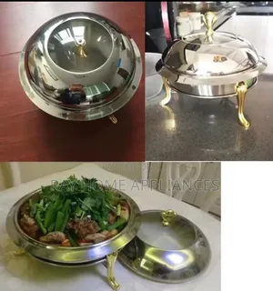 Buffet Round Food Warmer/ Chaffing Dish Stainless Steel 28cm