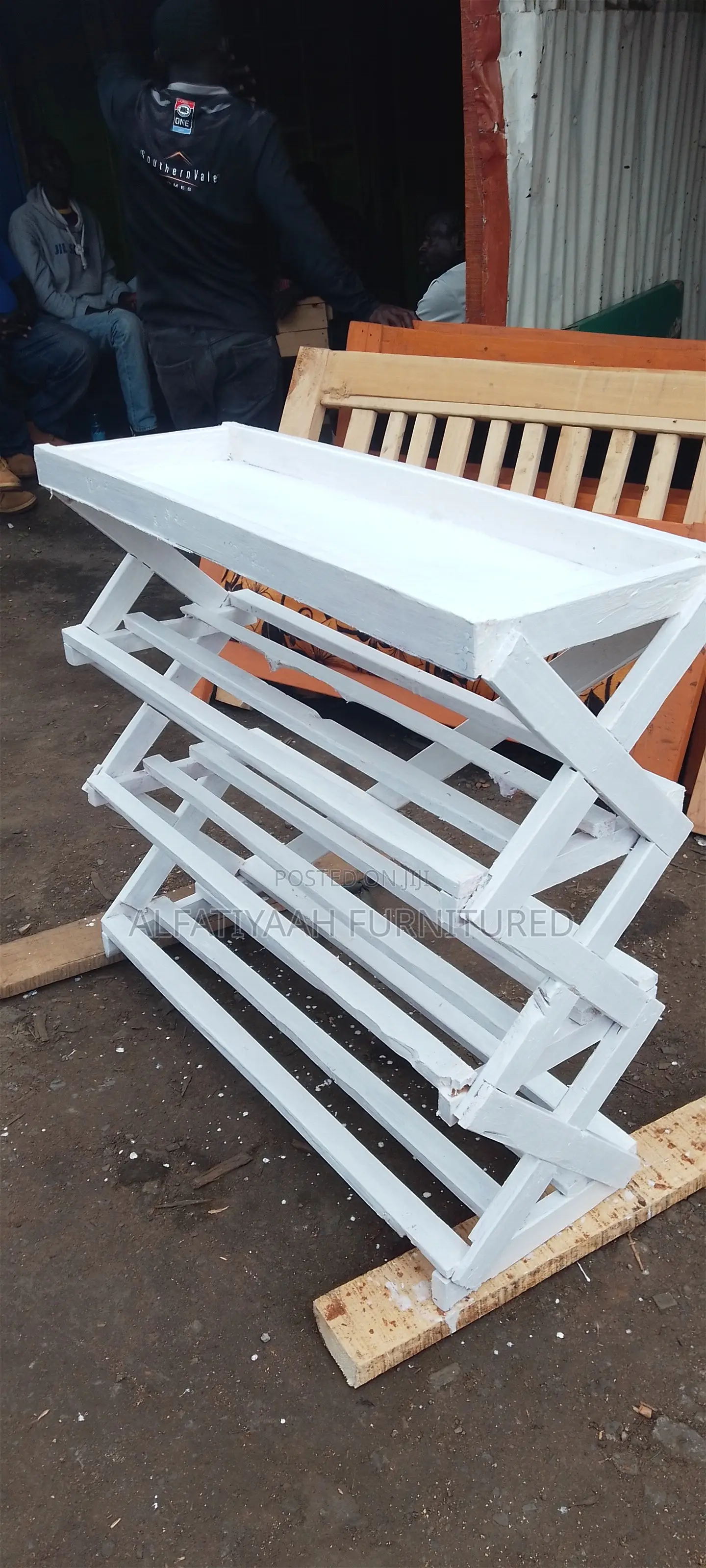 White Shoe Rack