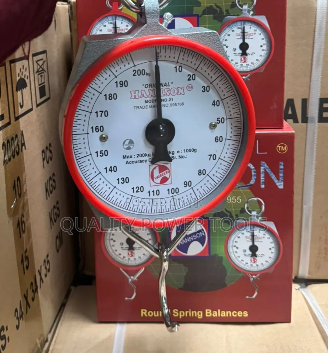 Hanson 200kg Heavy-Duty Hanging Dial Scale -