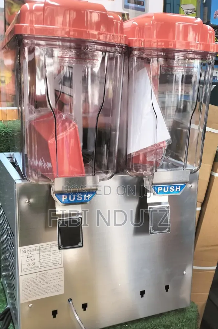 Two Jars Juice Dispenser Machine/Two Raws Juice Dispenser