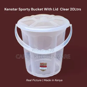 20 LTRS Clear Plastic Bucket