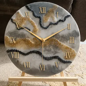 Resin Wall Art Clock