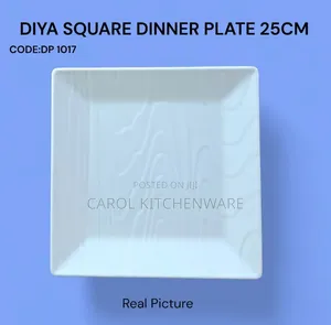 25 Cm Square Melamine Dinner Plate