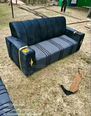 Brown 3 Seater Sofa