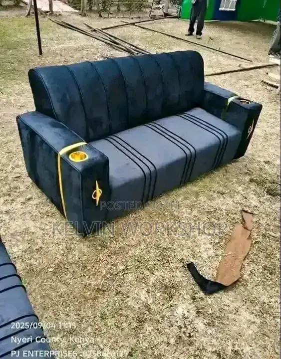 Brown 3 Seater Sofa