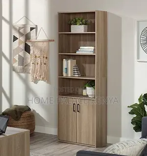 Book Shelf: Modern MDF Office Bookshelf With Cabinets