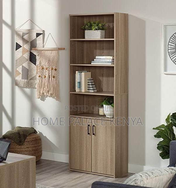 Book Shelf: Modern MDF Office Bookshelf With Cabinets - thumbnail 2