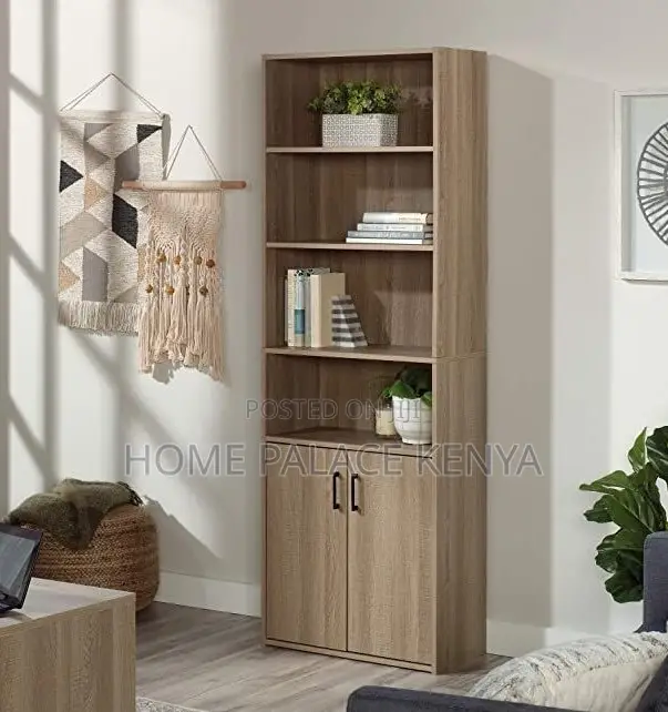 Book Shelf: Modern MDF Office Bookshelf With Cabinets