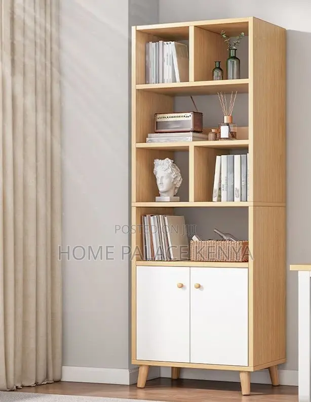 Book Shelf: Modern MDF Office Bookshelf With Cabinets