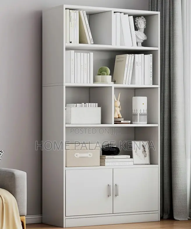 Book Shelf: Modern MDF Office Bookshelf With Cabinets