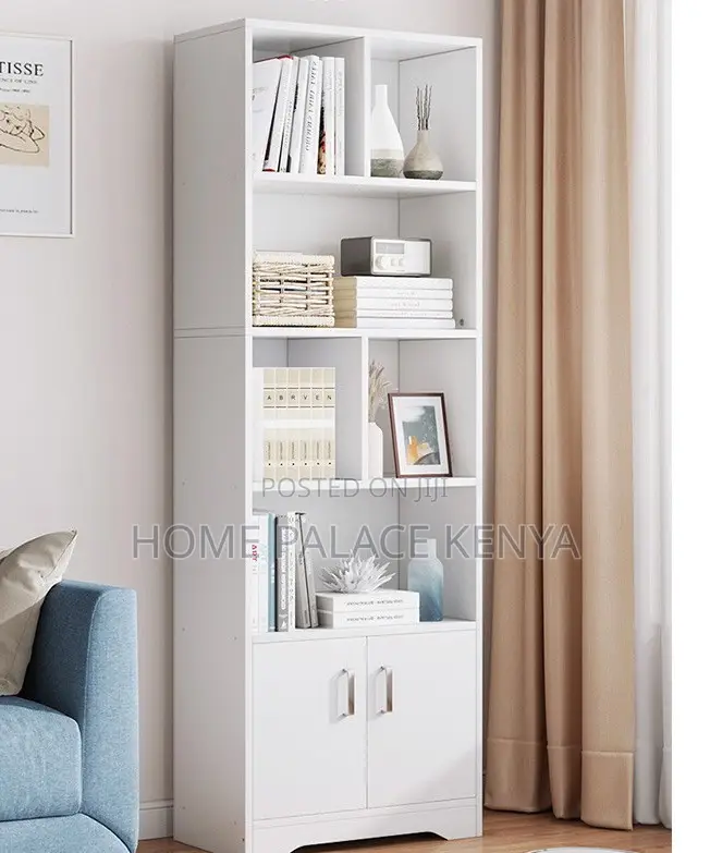 Book Shelf: Modern MDF Office Bookshelf With Cabinets