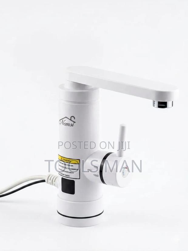 Nemsi Instant Electric Water Heater Tap With Digital Display.