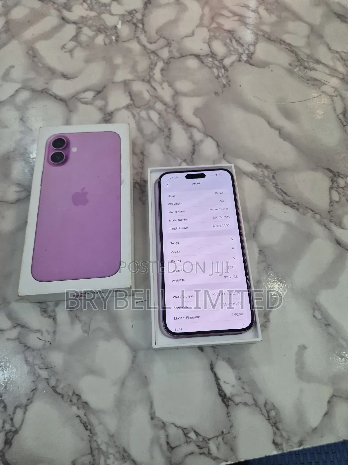 Apple iPhone 16 Plus 128 GB Pink