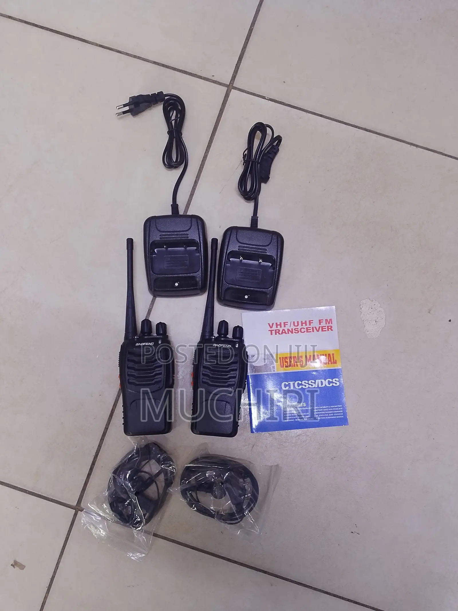 Baofeng Bf-888s Rechargeable Portable Walkie Talkie