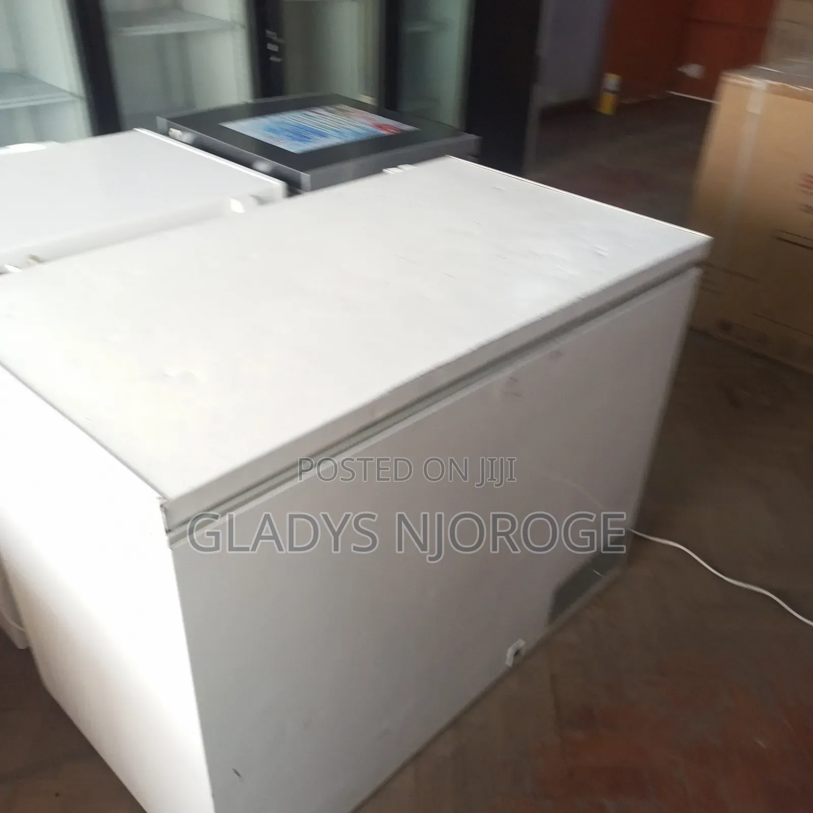 White Ex Uk Freezer Fridge