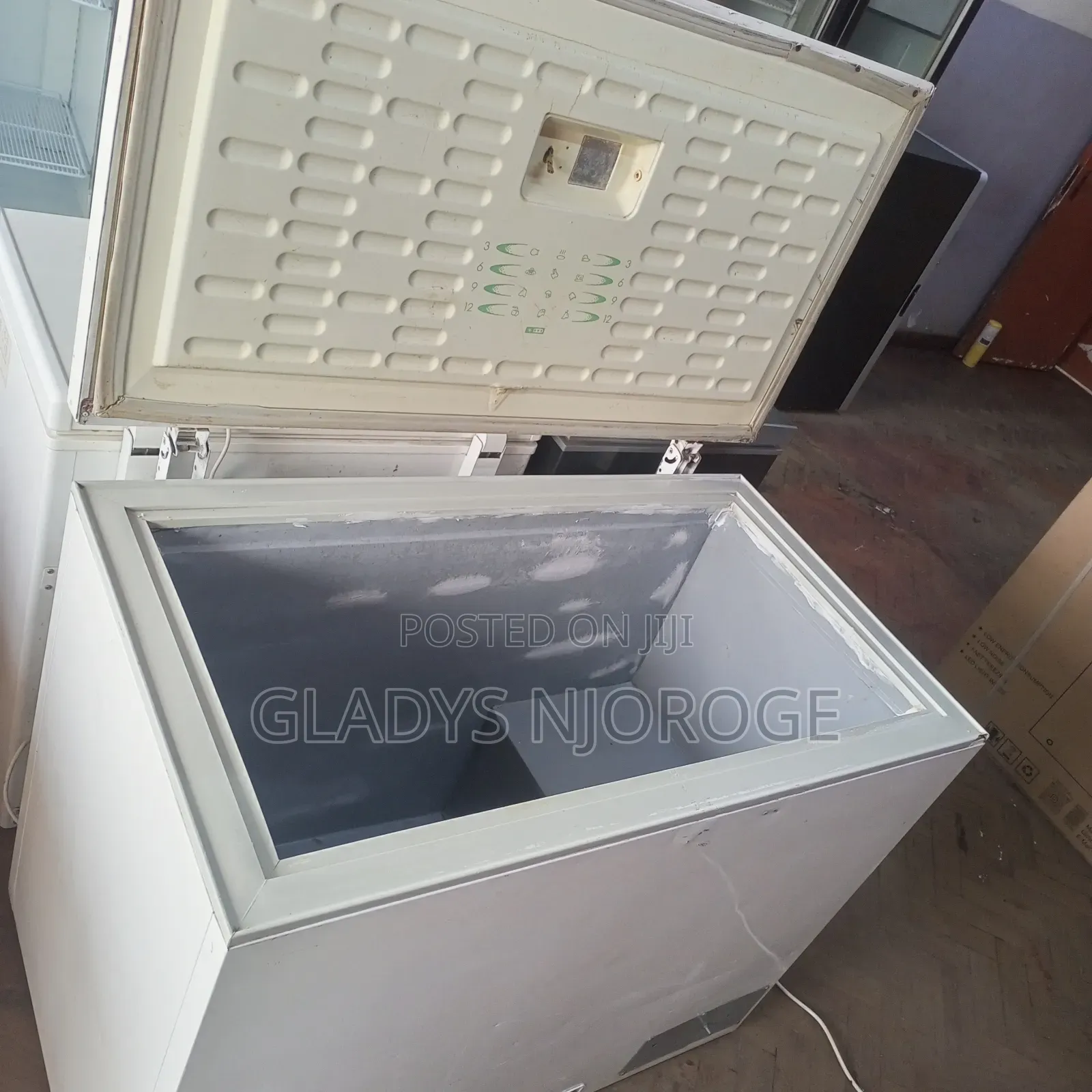 White Ex Uk Freezer Fridge