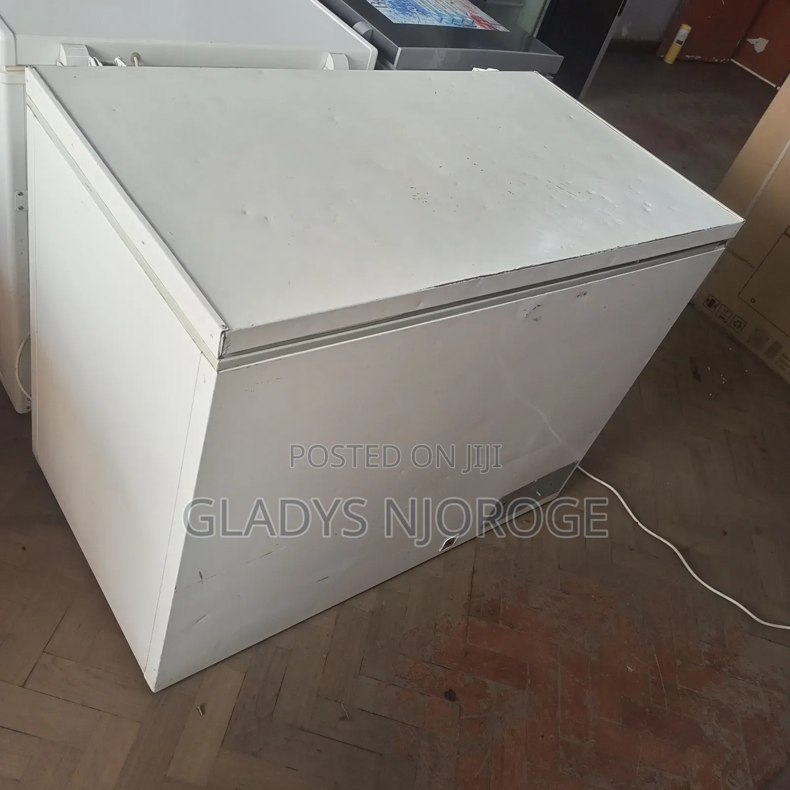 White Ex Uk Freezer Fridge