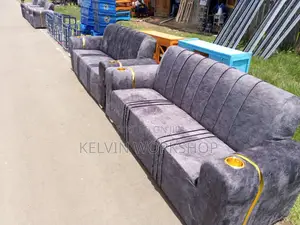 Modern Grey 7 Seater Sofa