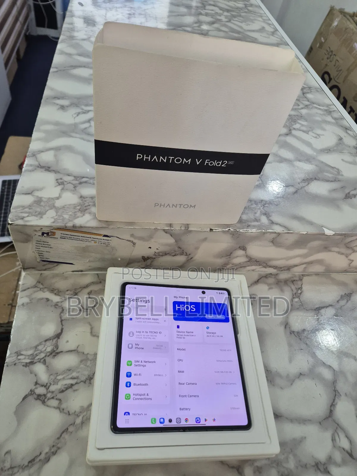 New Tecno Phantom V Fold 2 512 GB Black