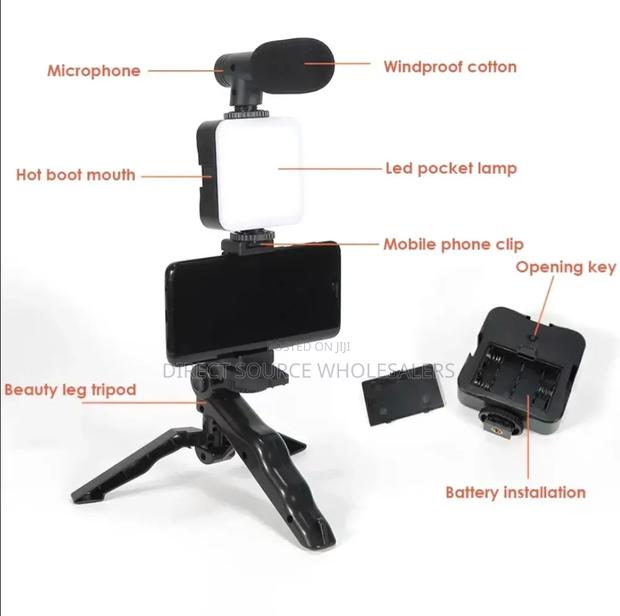 Ay-49 Video Maker Kit With Bluetooth Remote Tripod