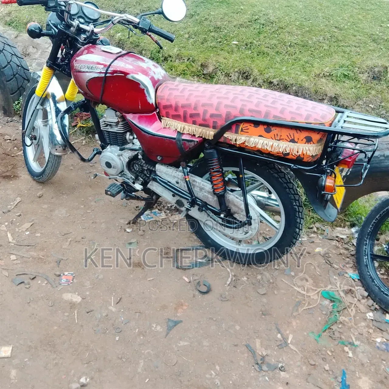 Bajaj Boxer 100 2016 Red