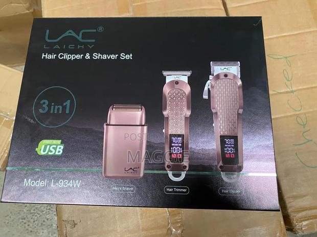 Hair Clipper Shaver Set 3 in 1