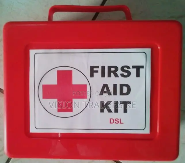 Red Big First Aid Box