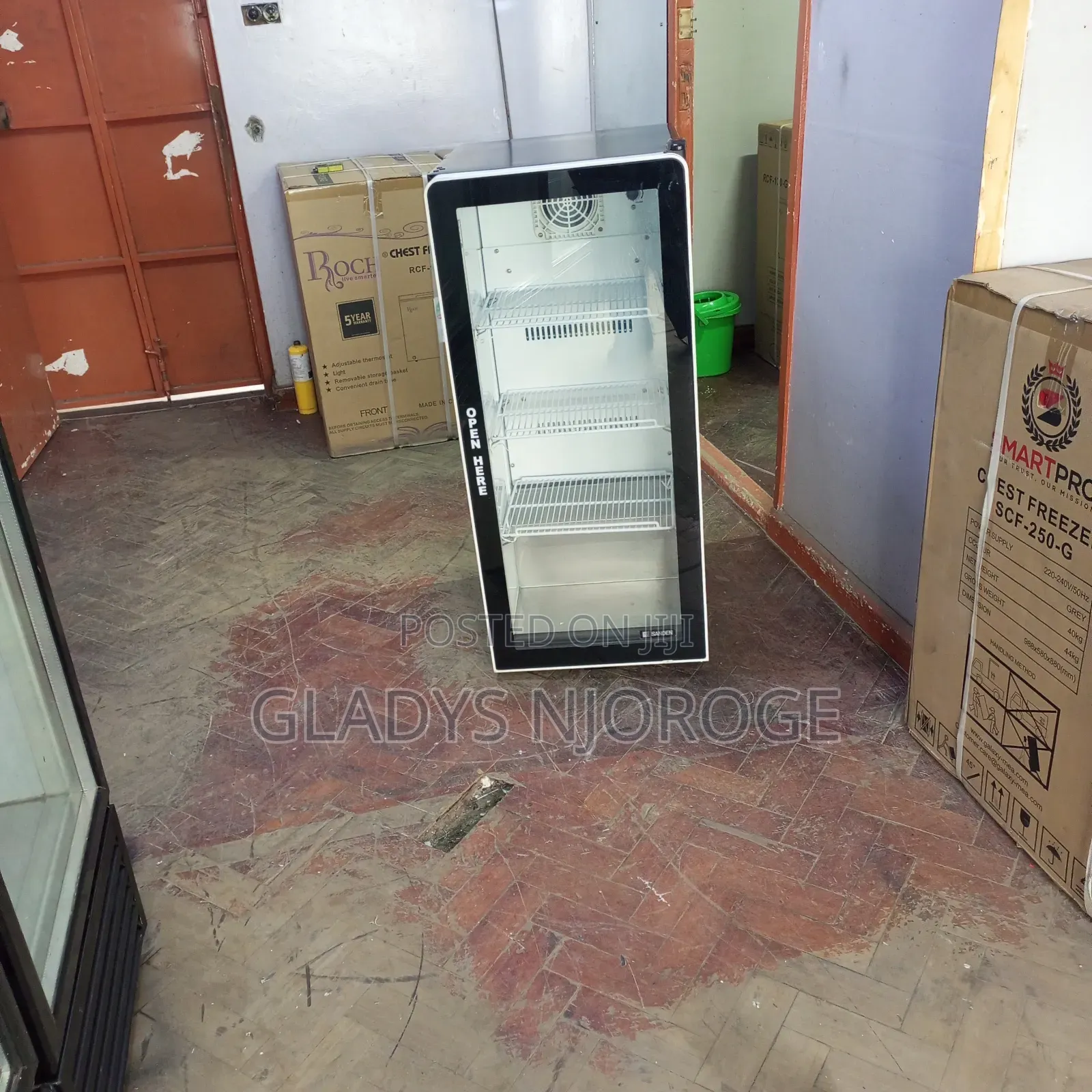 Medium Black Sanden Fridge