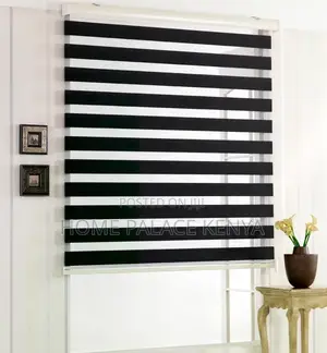 Horizontal Blinds: Modern Zebra Window Shade Roller Blinds