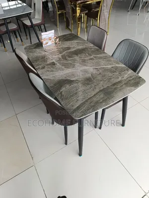 4 Seater Marble Modern Dinner Set