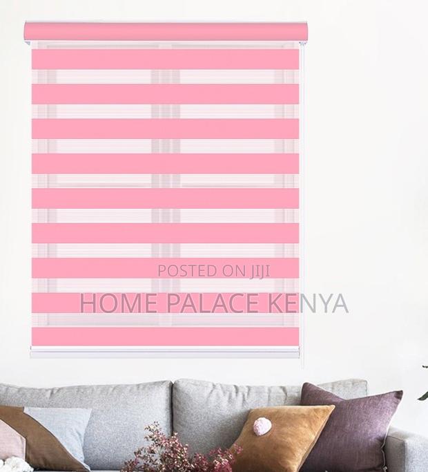 Horizontal Blinds: Modern Zebra Window Shade Roller Blinds - thumbnail 3