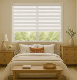 Horizontal Blinds: Modern Zebra Window Shade Roller Blinds