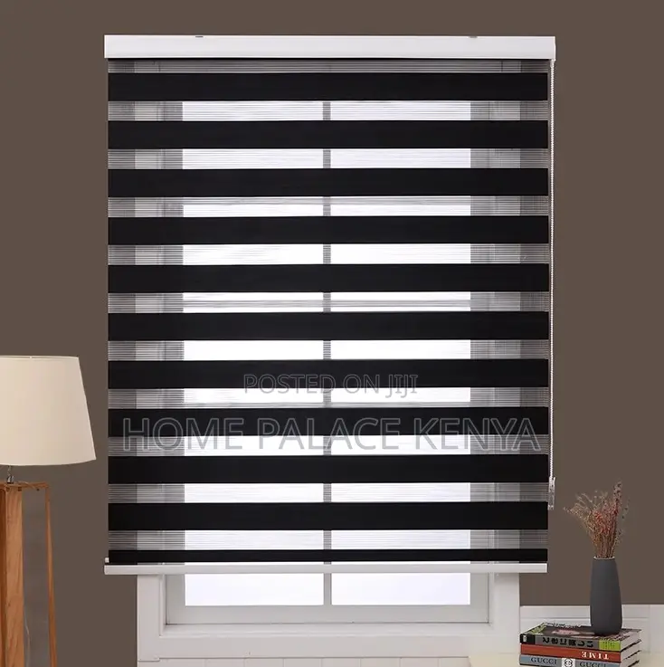 Horizontal Blinds: Modern Zebra Window Shade Roller Blinds