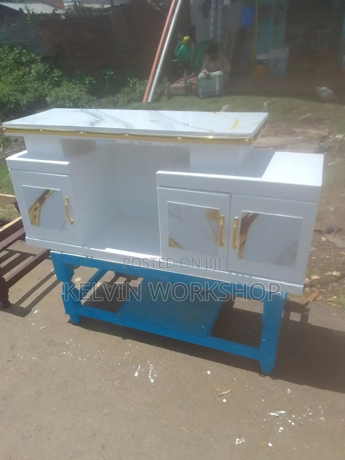 White New Model Tv Stand