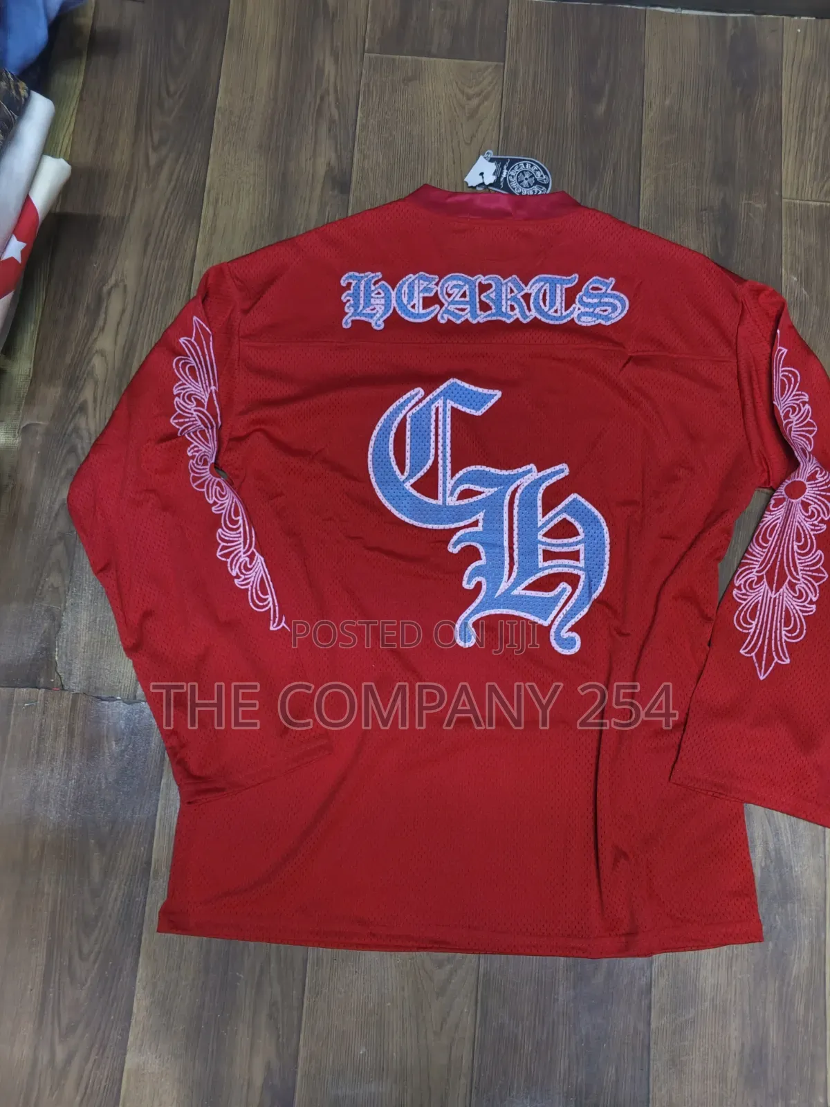 Quality Casual Long Sleeved Chrome Heart Designer Jersey
